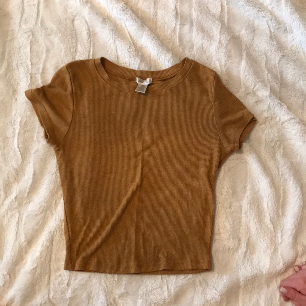 mustard yellow top
